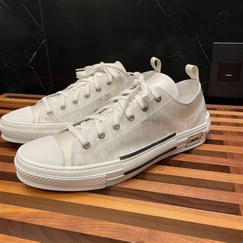 chistian dior b23 oblique low top|white Dior converse.